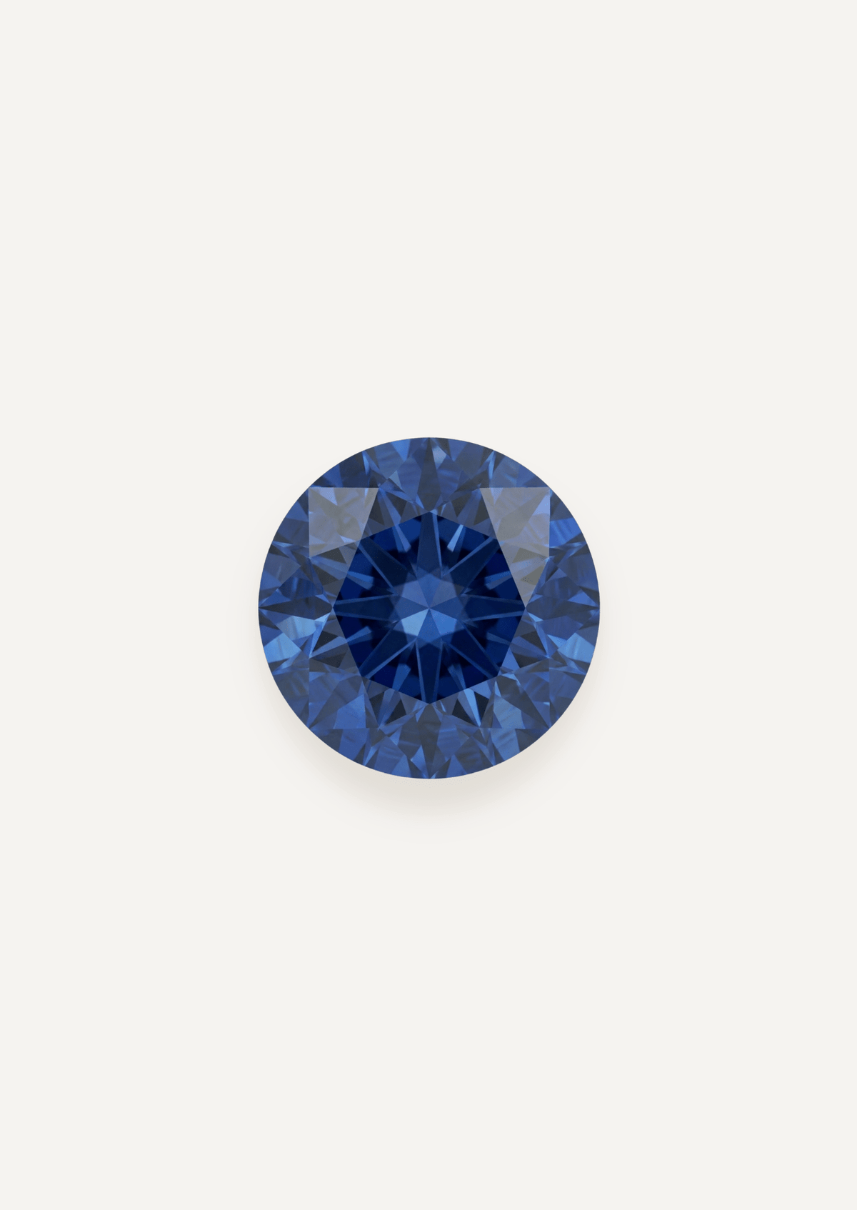 0.80 TCW Ceylon Blue Round Brilliant Cut Sapphire Pair - Molten Store