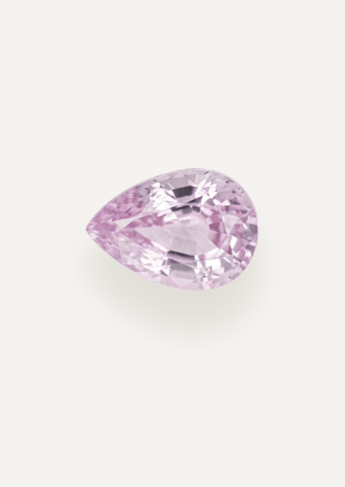 0.92ct Pink Pear Cut Sapphire - Molten Store