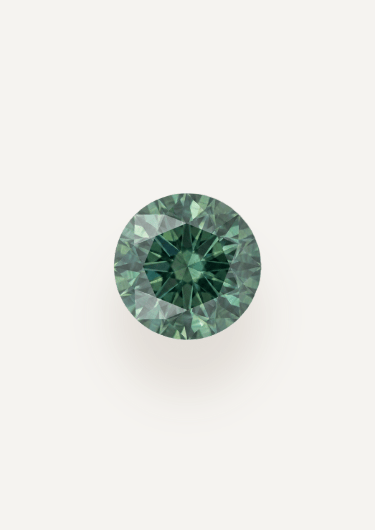0.96ct Queensland Green Blue Parti Round Cut Sapphire - Molten Store