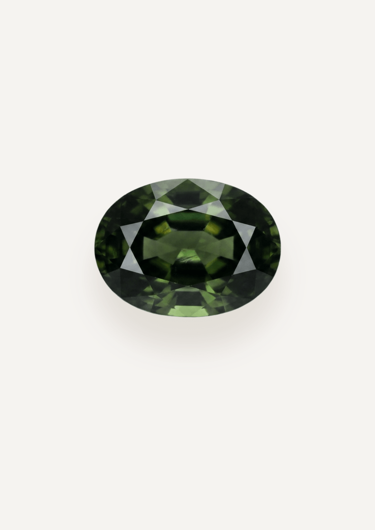 1.01ct Queensland Green Parti Oval Cut Sapphire - Molten Store