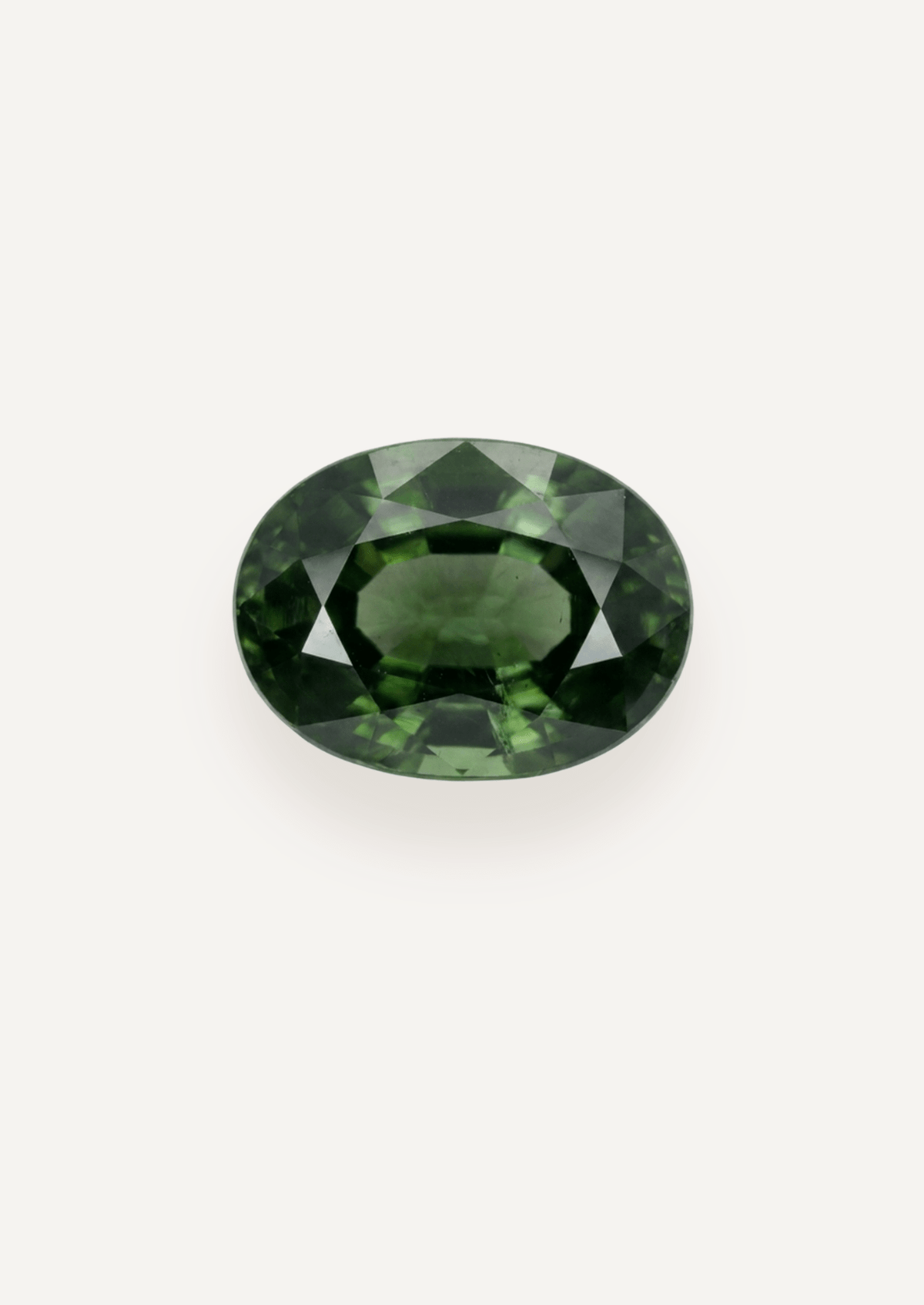 1.07ct Queensland Green Parti Oval Cut Sapphire - Molten Store