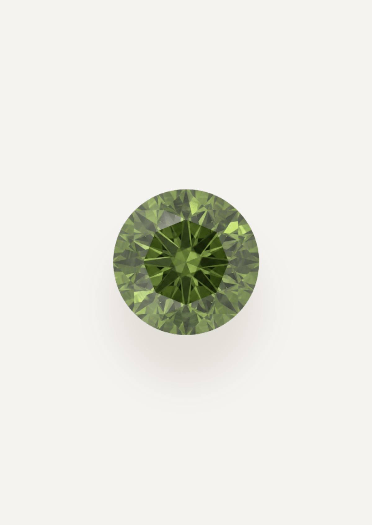 1.09ct Queensland Green Parti Round Cut Sapphire - Molten Store
