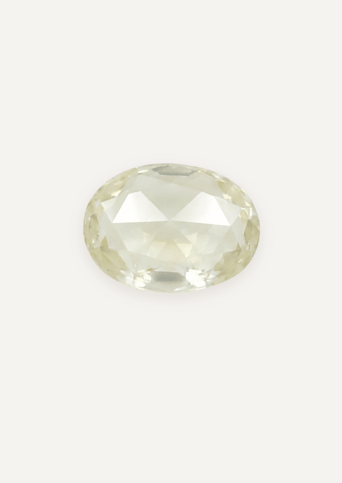 1.11ct White Rose Cut Sapphire - Molten Store