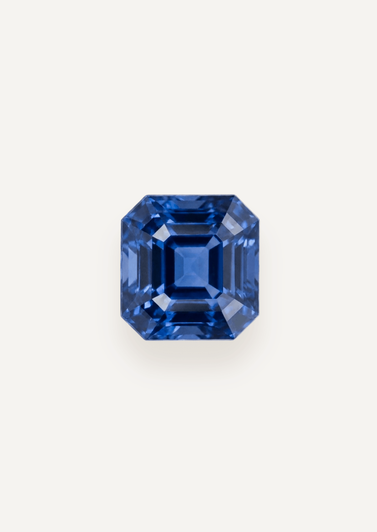 1.12ct Ceylon Blue Asscher Cut Sapphire - Molten Store