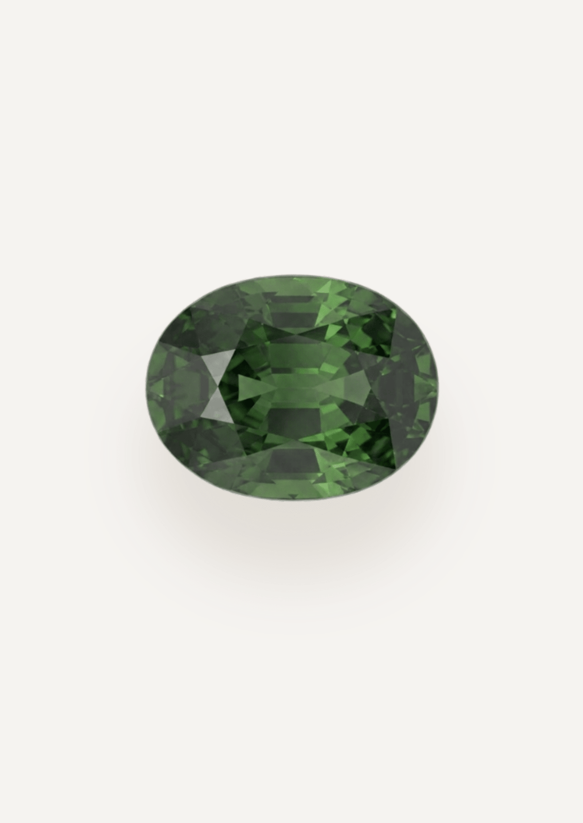 1.17ct Queensland Green Parti Oval Cut Sapphire - Molten Store