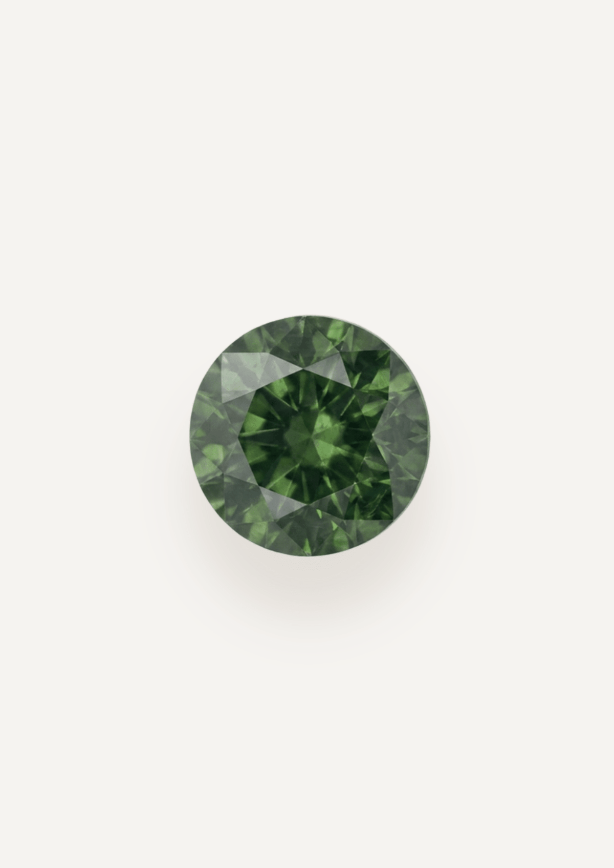 1.19ct Queensland Green Parti Round Cut Sapphire - Molten Store