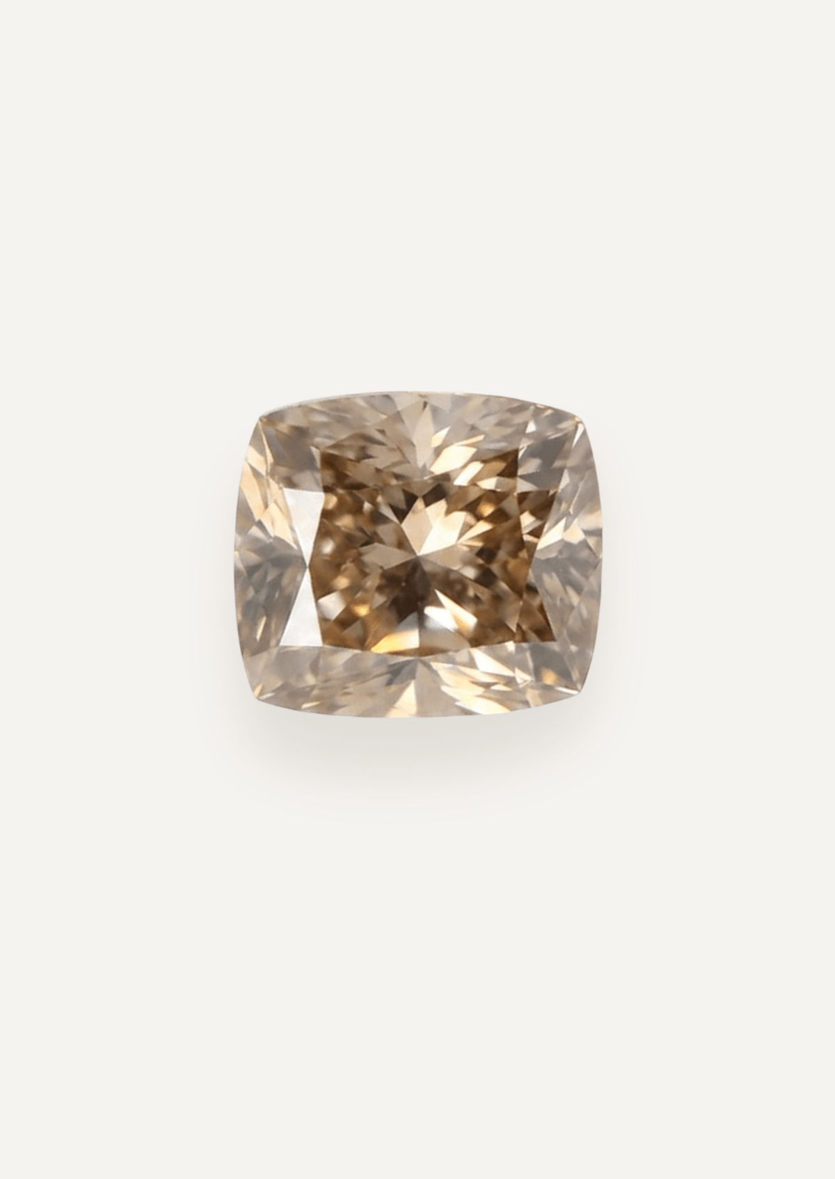 1.29ct Cognac Cushion Cut Diamond - Molten Store