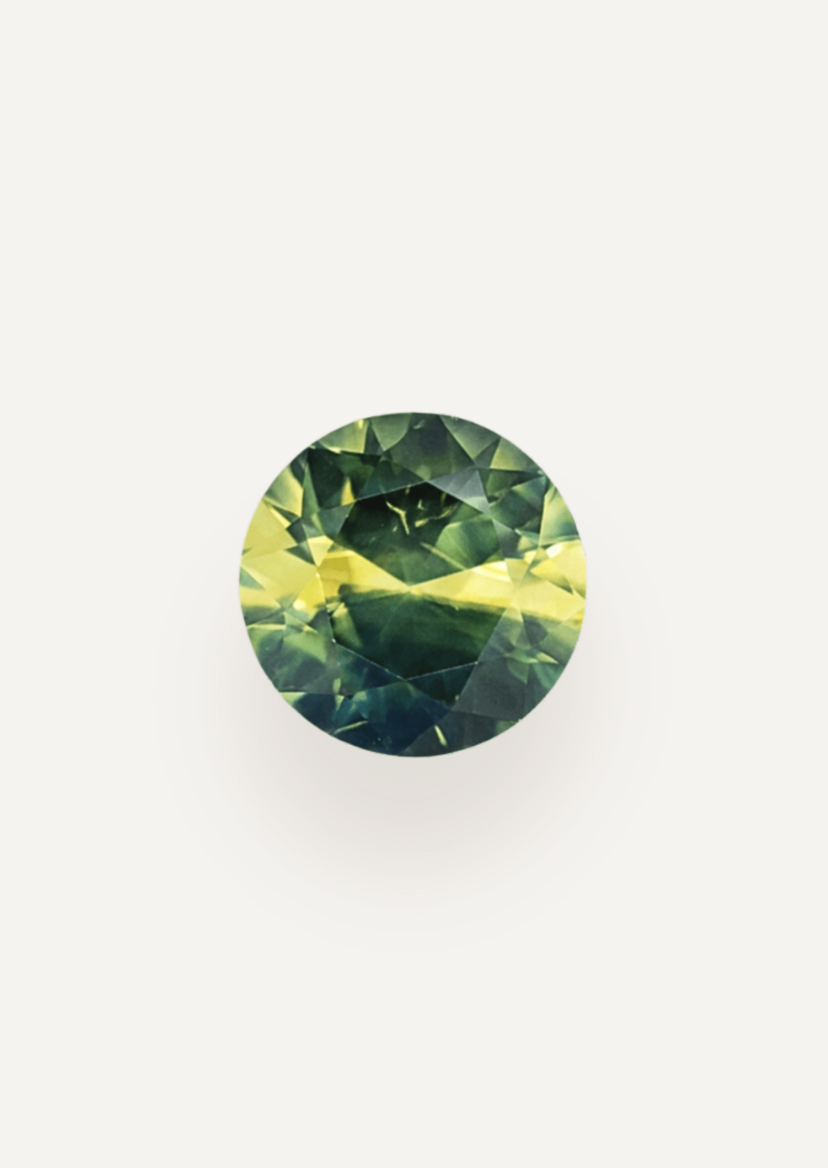 1.34ct Australian Parti Round Brilliant Cut Sapphire - Molten Store