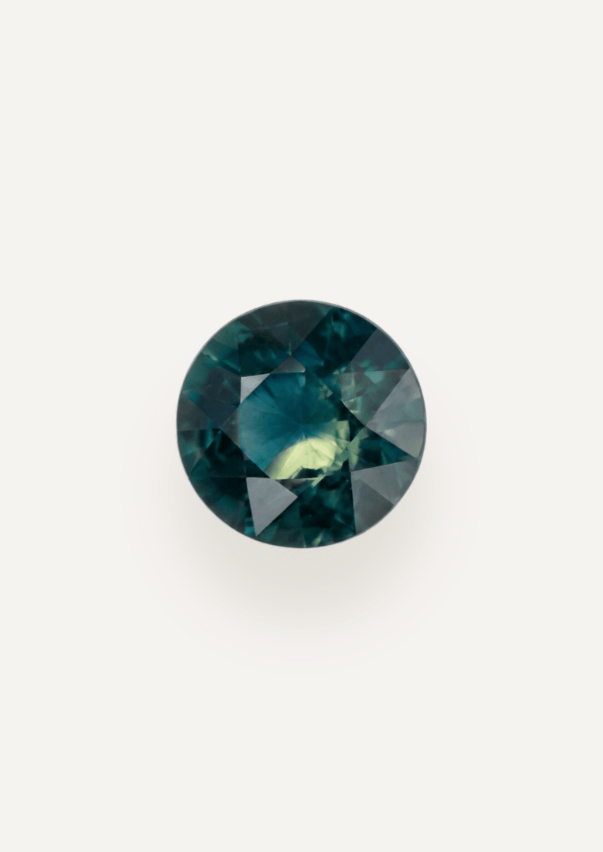 1.44ct Queensland Blue Green Parti Round Cut Sapphire - Molten Store