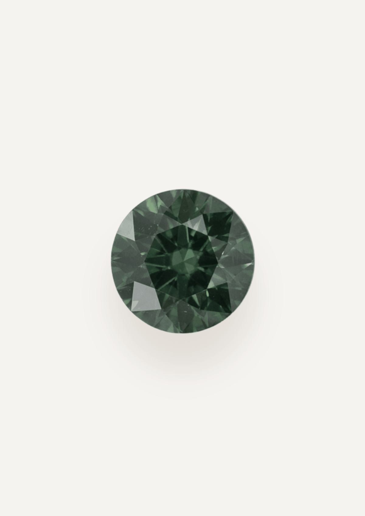 1.48ct Queensland Green Parti Round Cut Sapphire - Molten Store