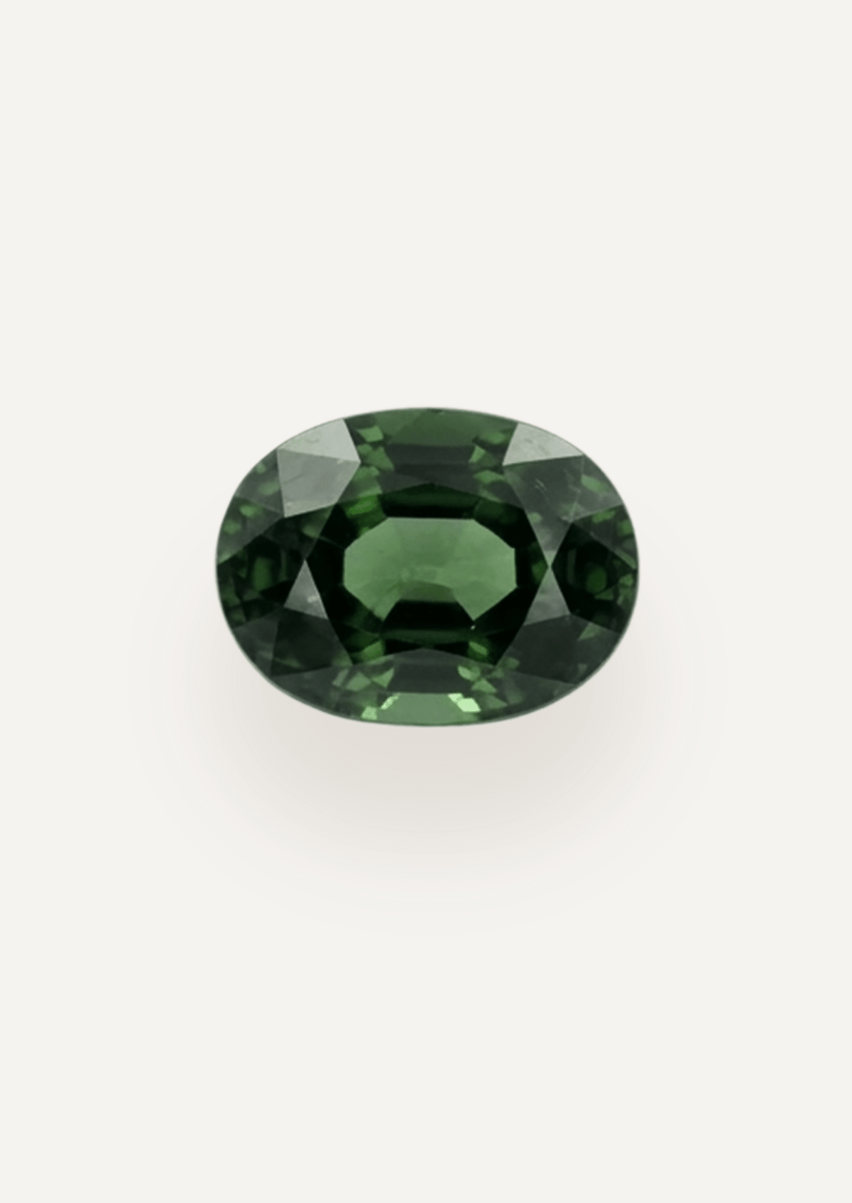 1.50ct Queensland Green Parti Oval Cut Sapphire - Molten Store