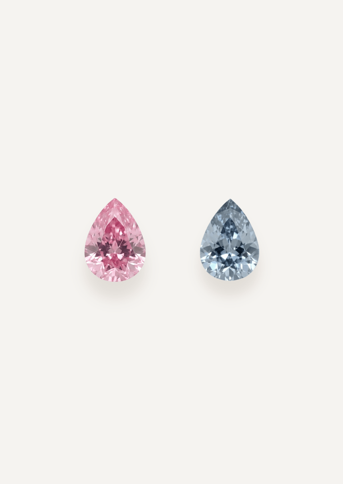 1.57 TCW Pink and Blue Pear Cut Sapphire Pair - Molten Store