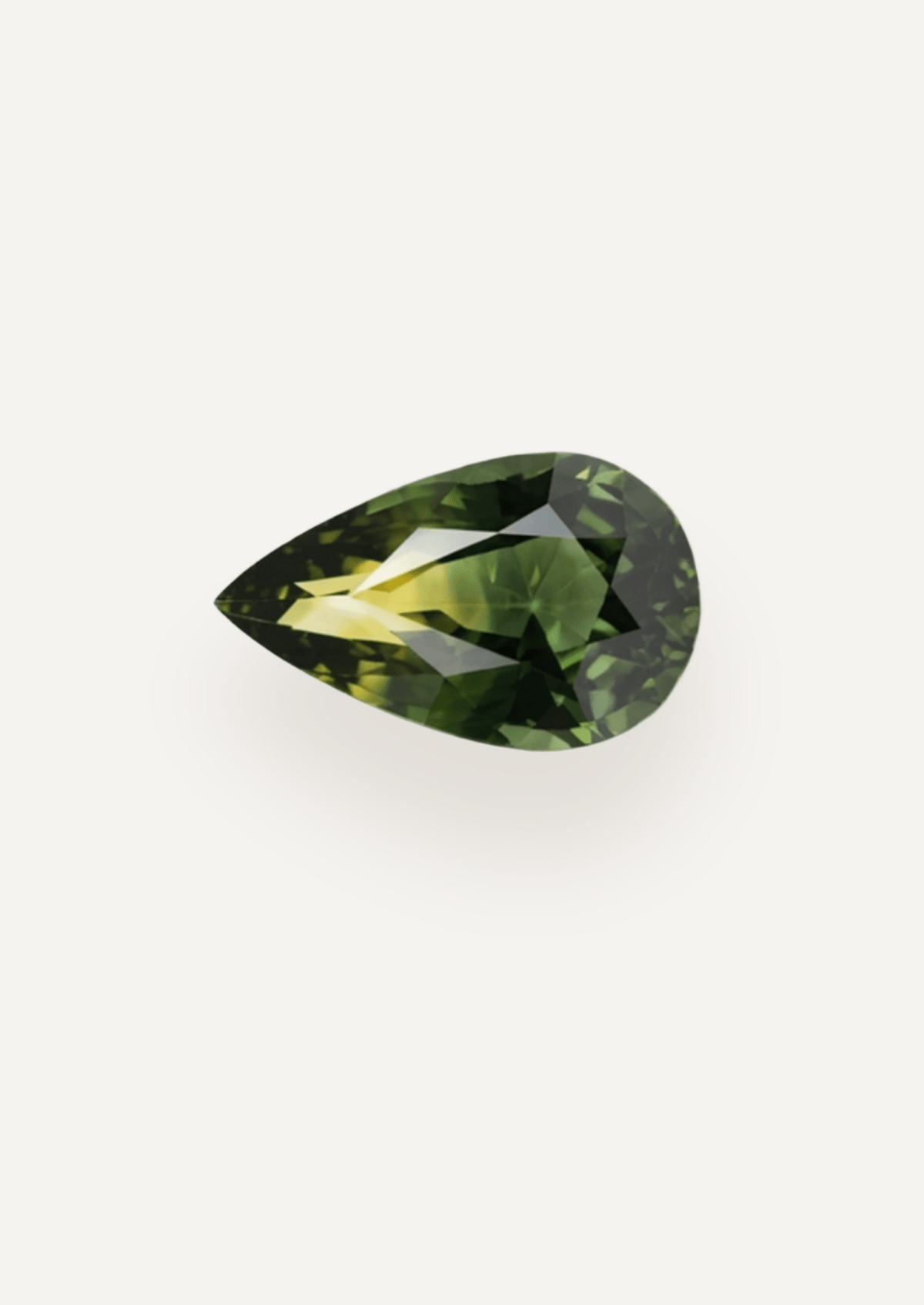 1.60ct Queensland Green Parti Pear Cut Sapphire - Molten Store
