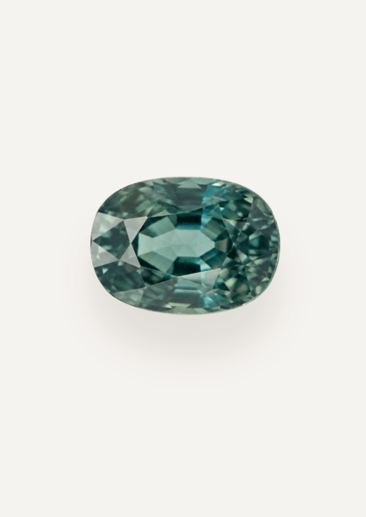 1.66ct Queensland Green Parti Oval Cut Sapphire - Molten Store