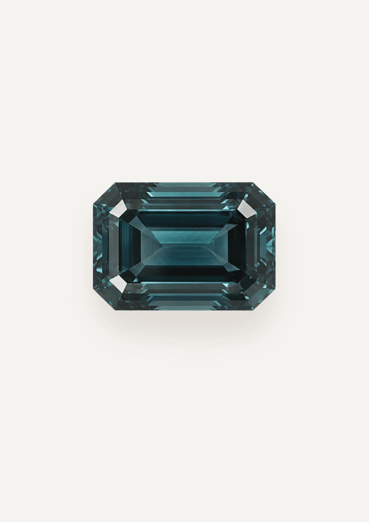 2.22ct Australian Blue Parti Emerald Cut Sapphire - Molten Store