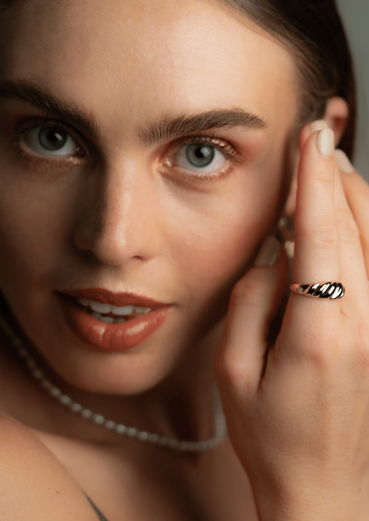 The Croissant 14ct Gold Vermeil Signet Ring