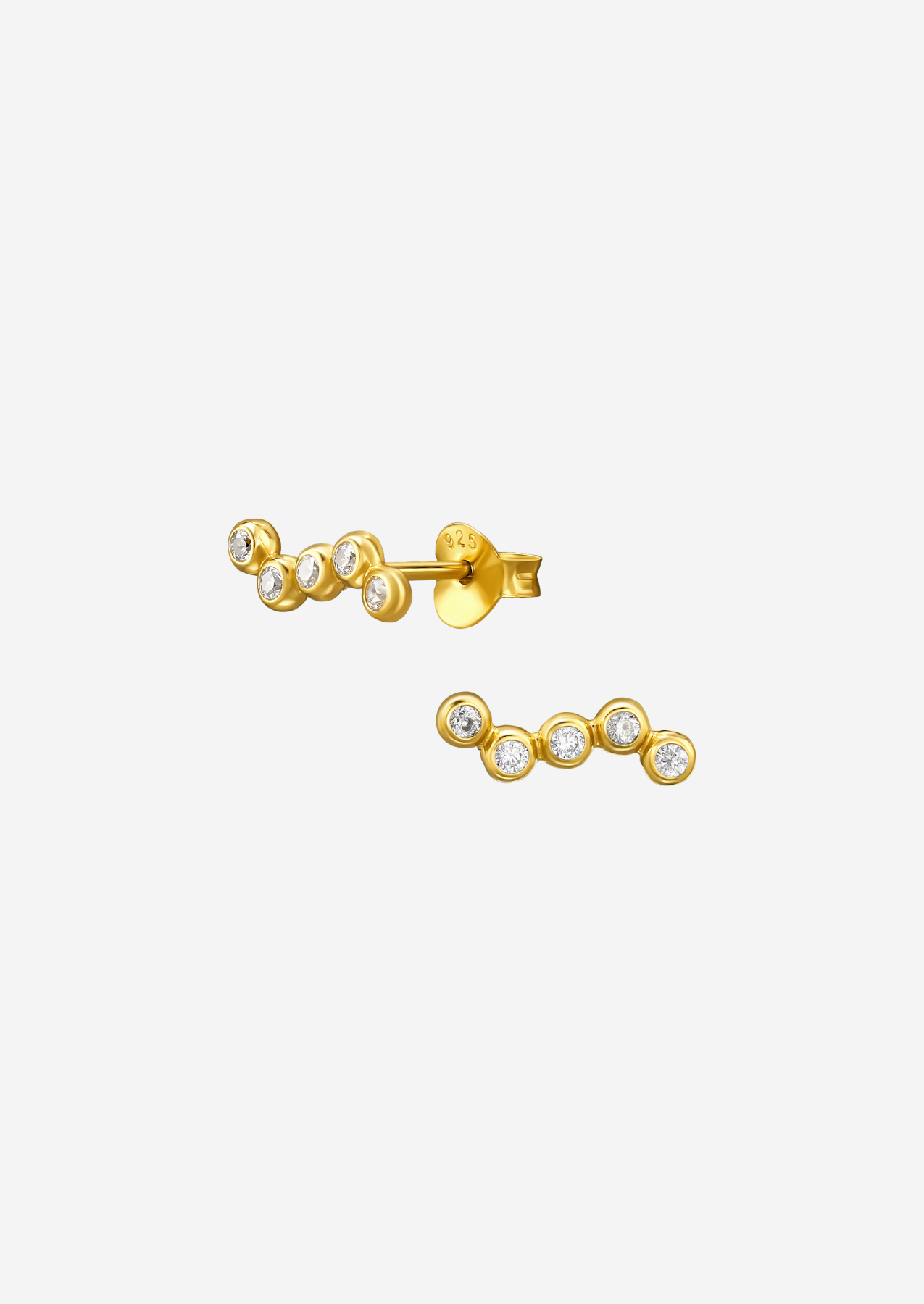 The Love Letter 14ct Gold Vermeil Hoop Earrings