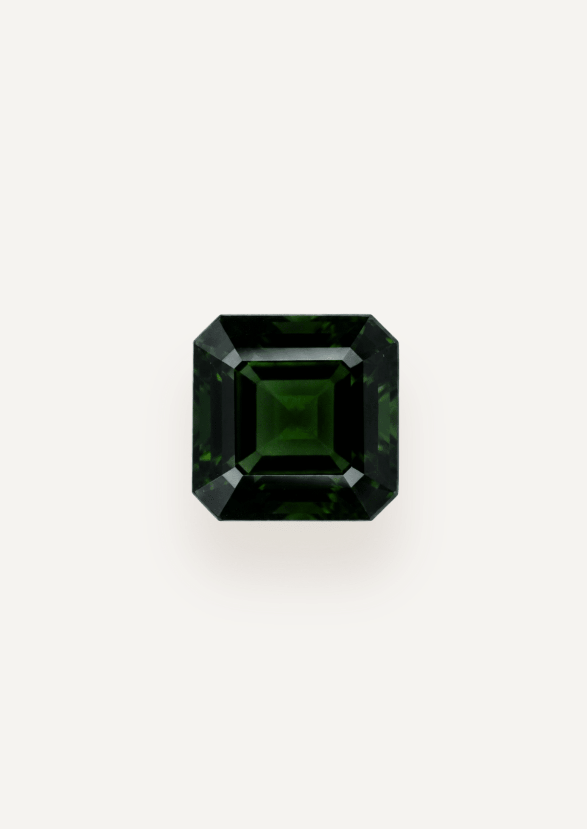 3.55ct Green Emerald Cut Tourmaline - Molten Store