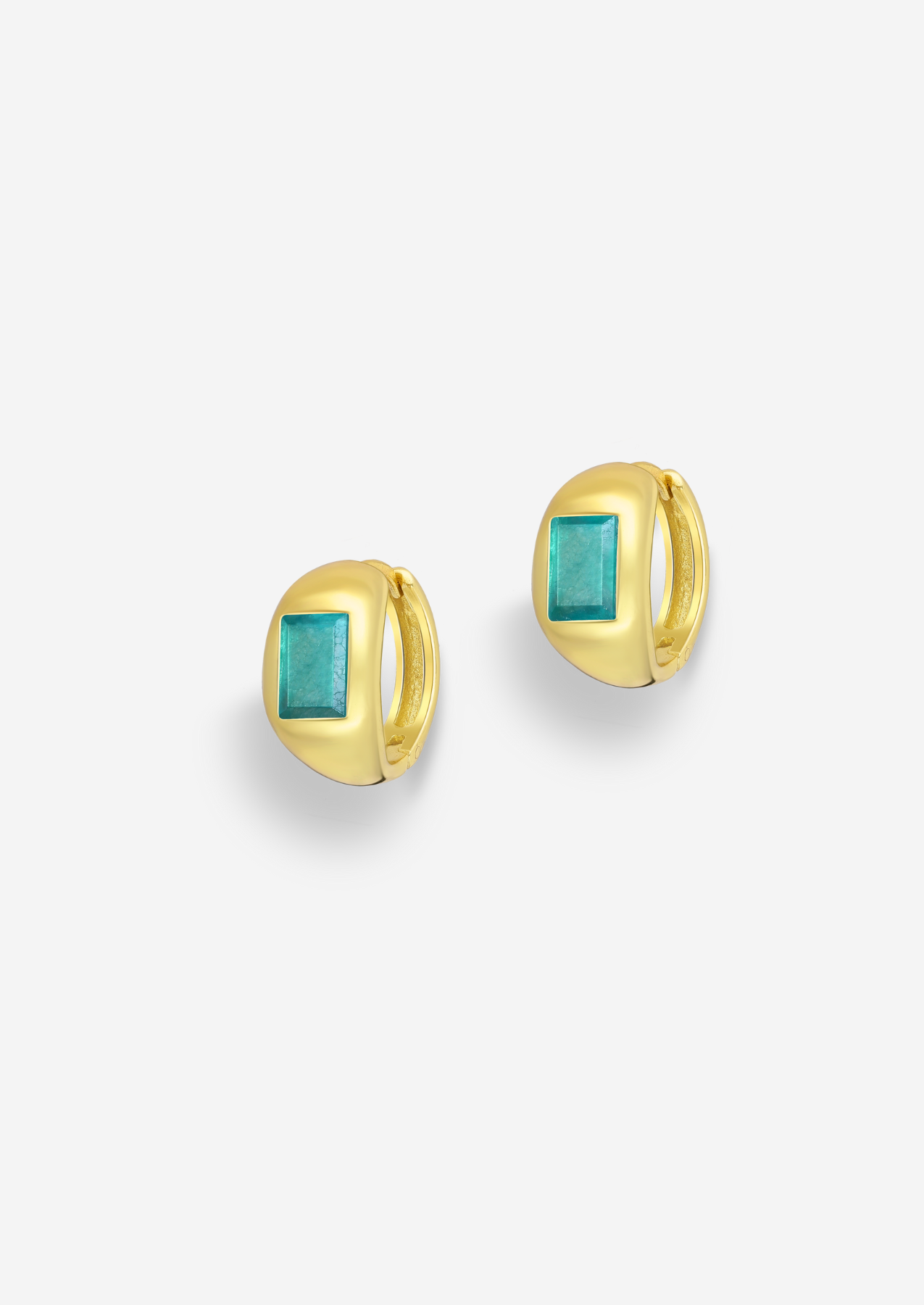 The Love Letter 14ct Gold Vermeil Hoop Earrings