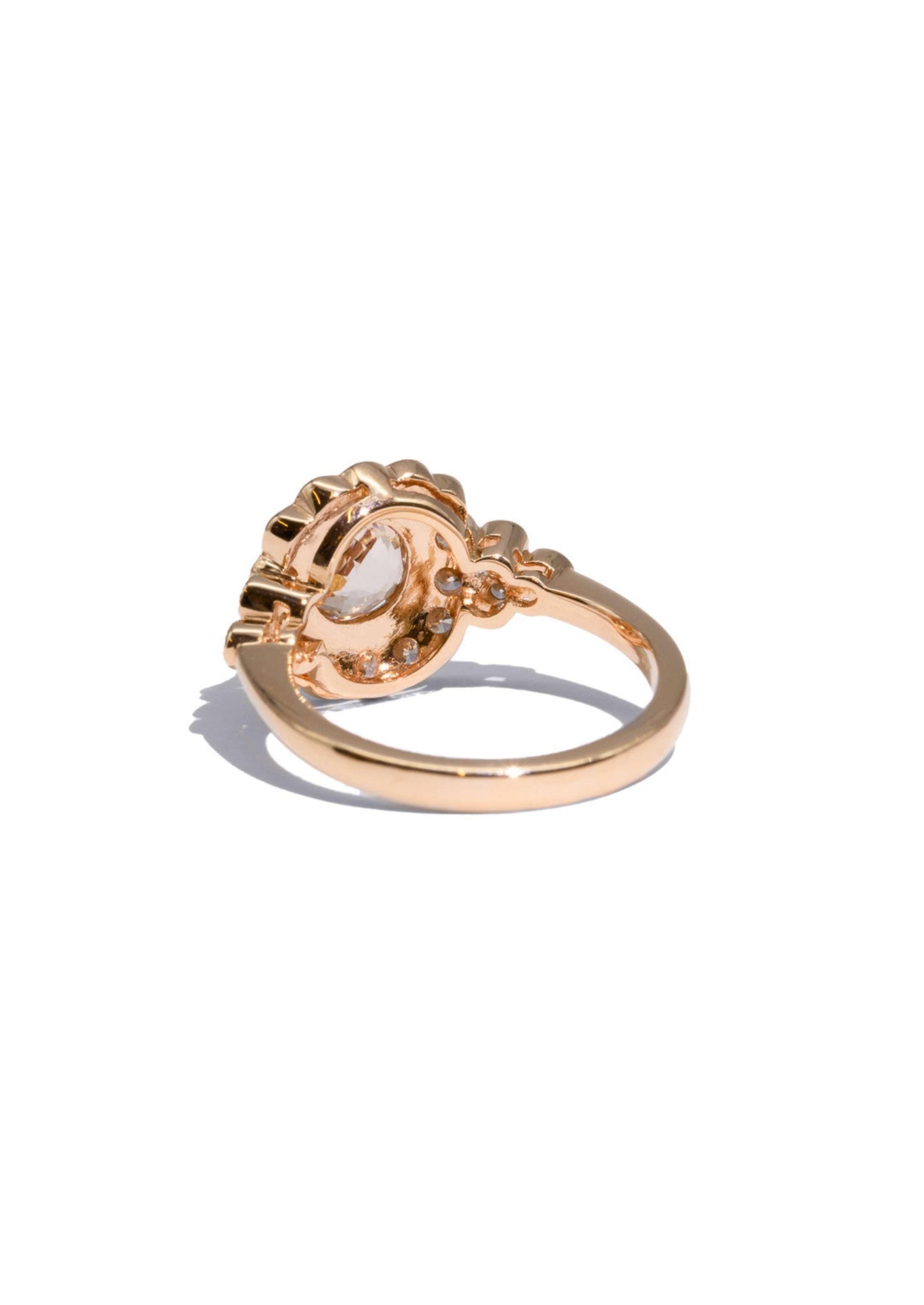 The Madeline 0.9ct Pale Pink Morganite Ring