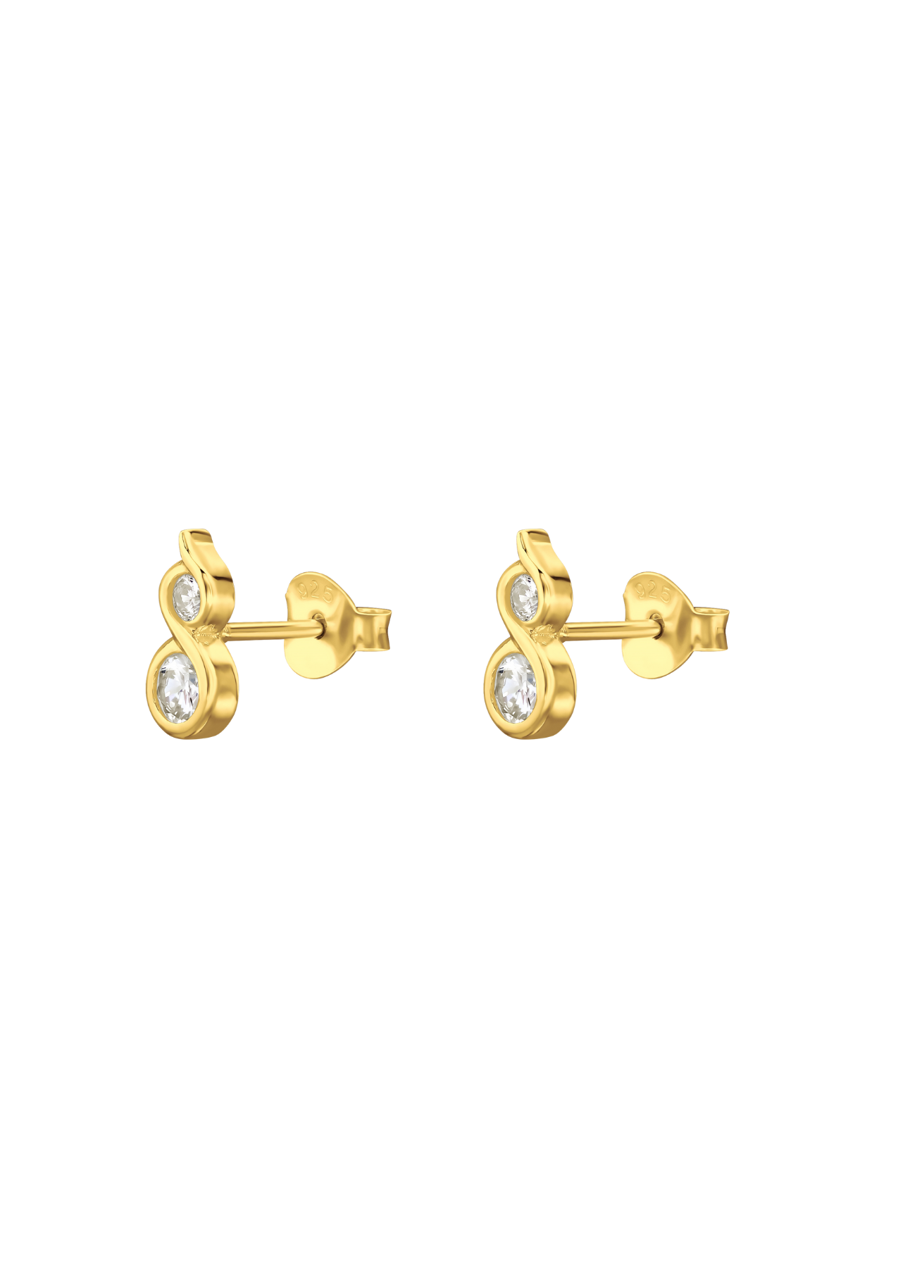 The Sunshine Pearl 14ct Gold Vermeil Huggies