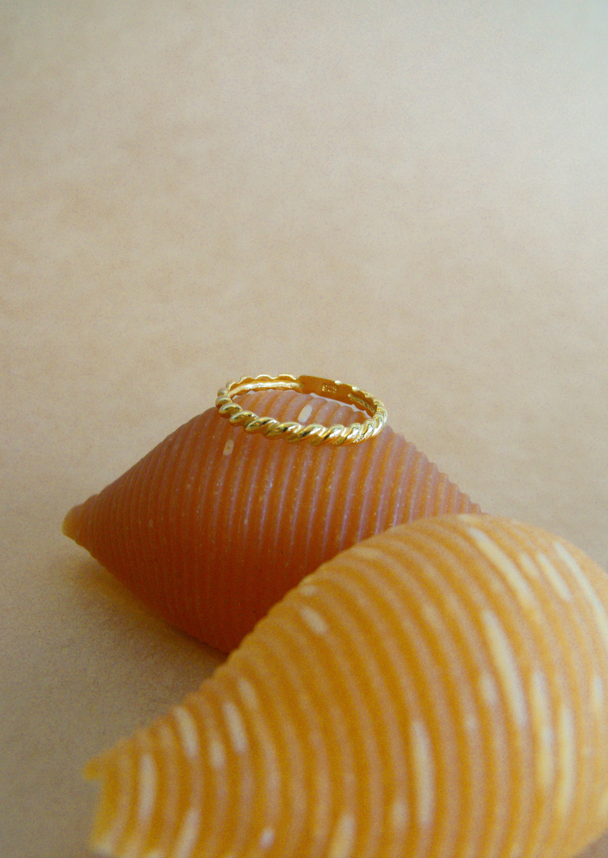 The Baguette 14ct Gold Vermeil Ring