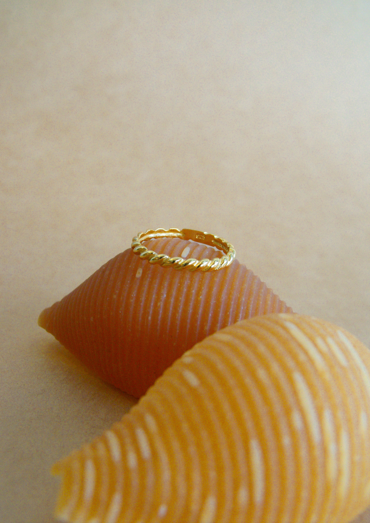 The Baguette 14ct Gold Vermeil Ring