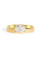 The Cleo Ring with 1ct Radiant Cultured Diamond - Molten Store