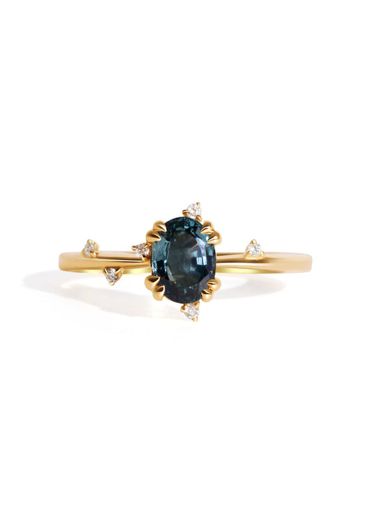 The Juniper Ring with 1.05ct Oval Sapphire - Molten Store