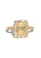 The Elodie Ring with 1.03ct Yellow Diamond
