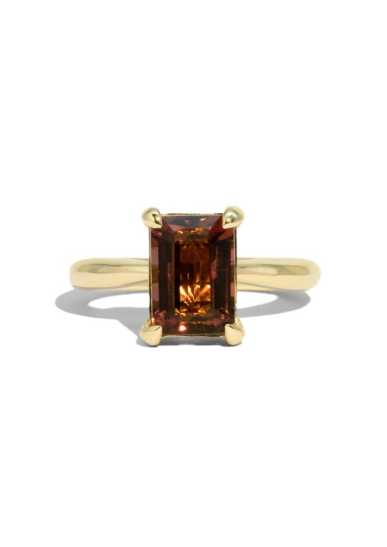 The June 3.82ct Orange Tourmaline Ring