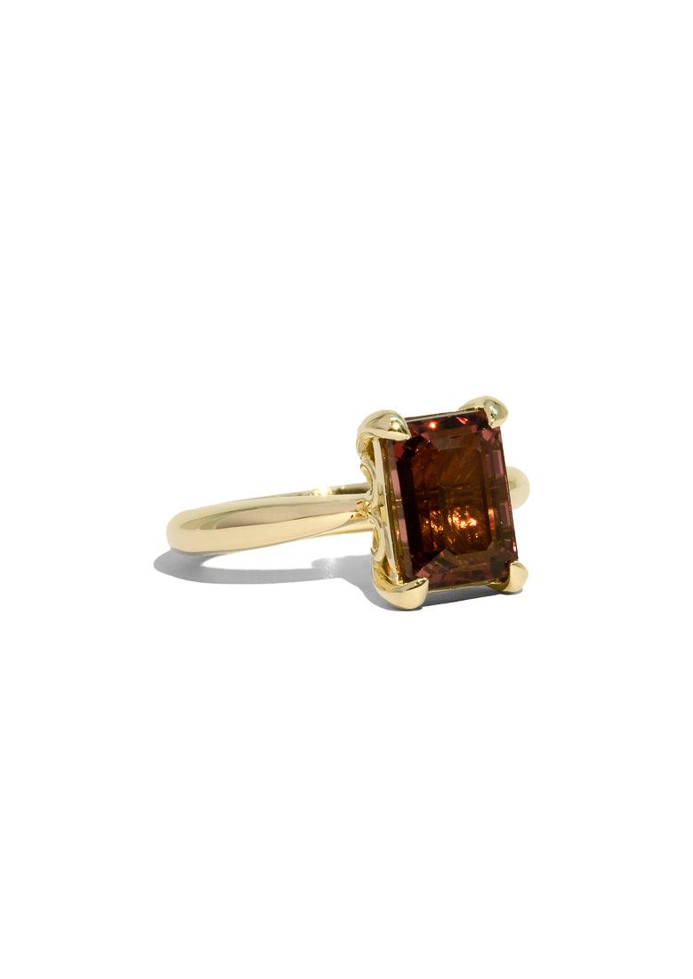 The June 3.82ct Orange Tourmaline Ring