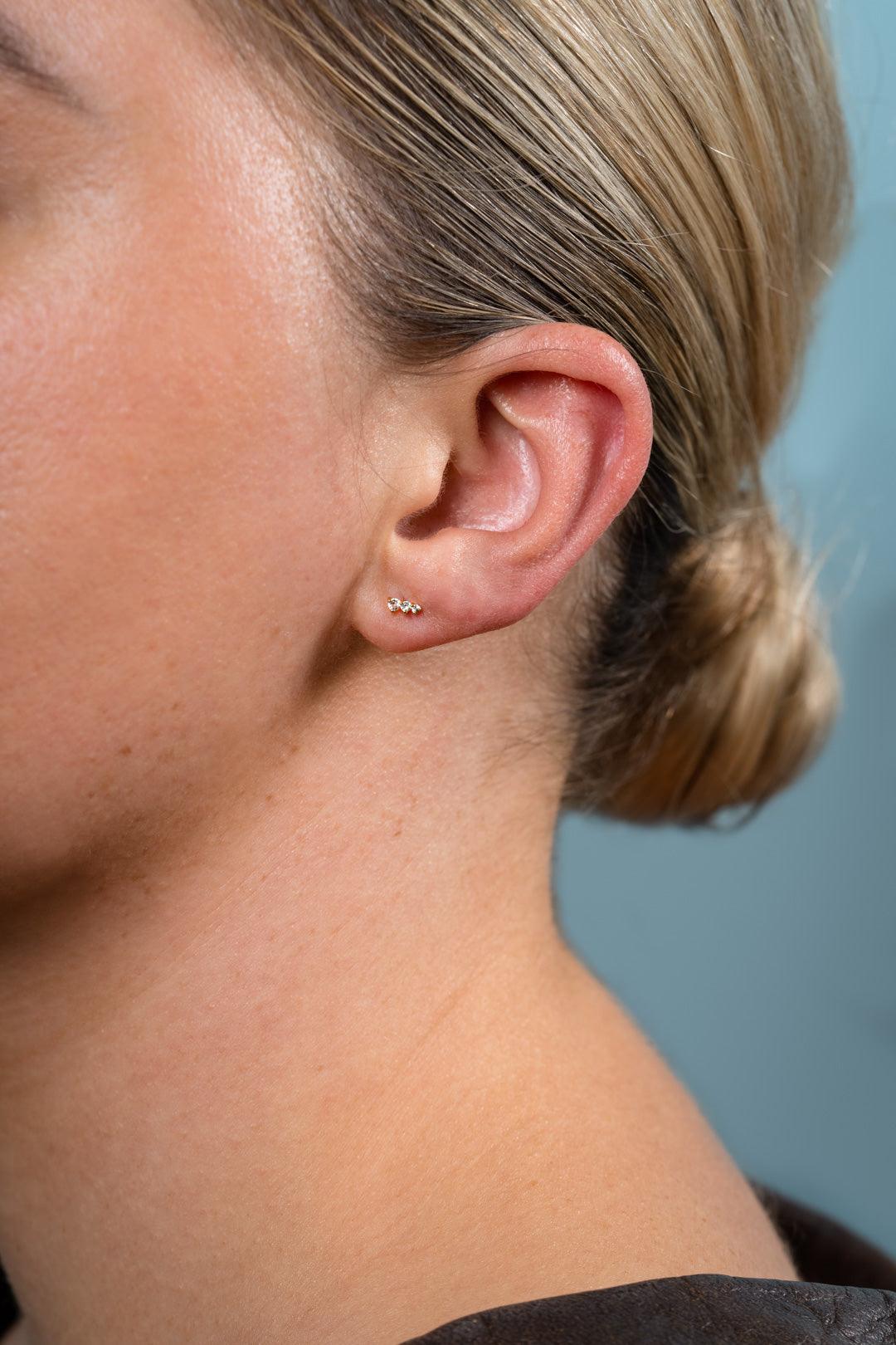 The Stardust Topaz Stud Earrings