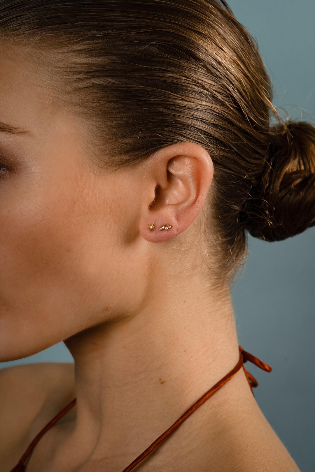The Wishing Star Stud Earrings
