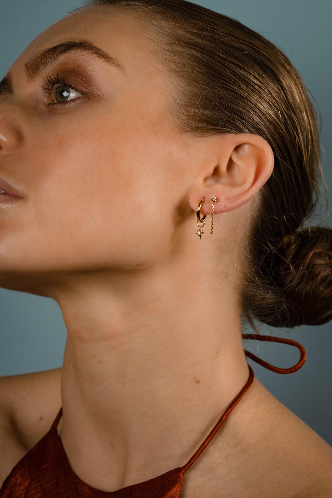 The Posy Topaz Stud Earrings