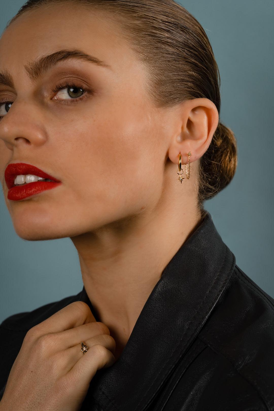 The Posy Topaz Stud Earrings