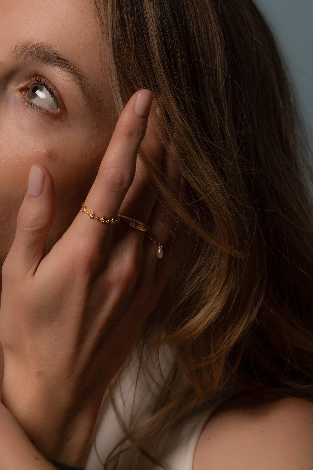 The Starlight Topaz Ring