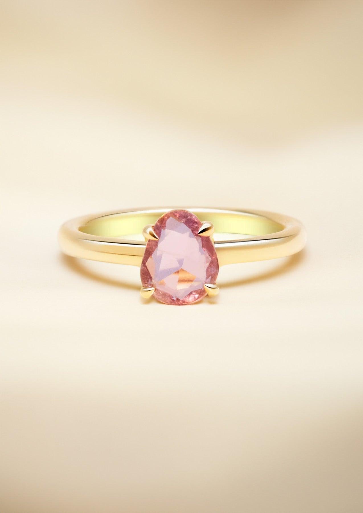 The Nova 1.14ct Pink Sapphire Ring - Molten Store