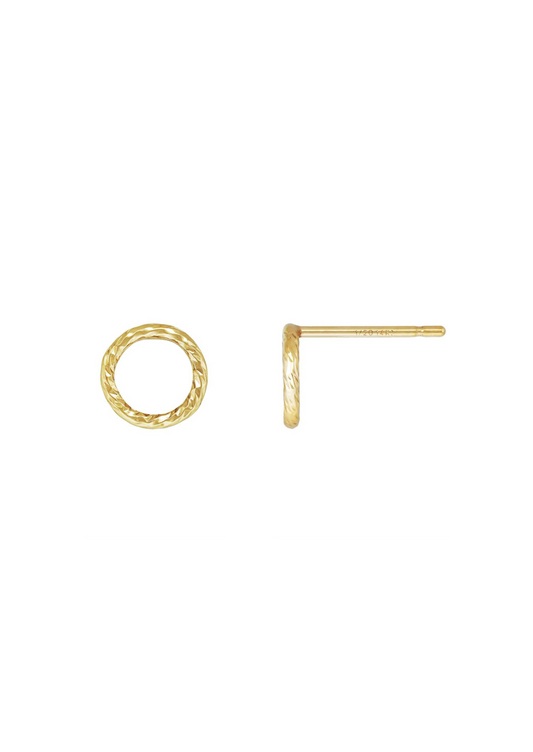 The Lustre 14ct Gold Filled Stud Earrings