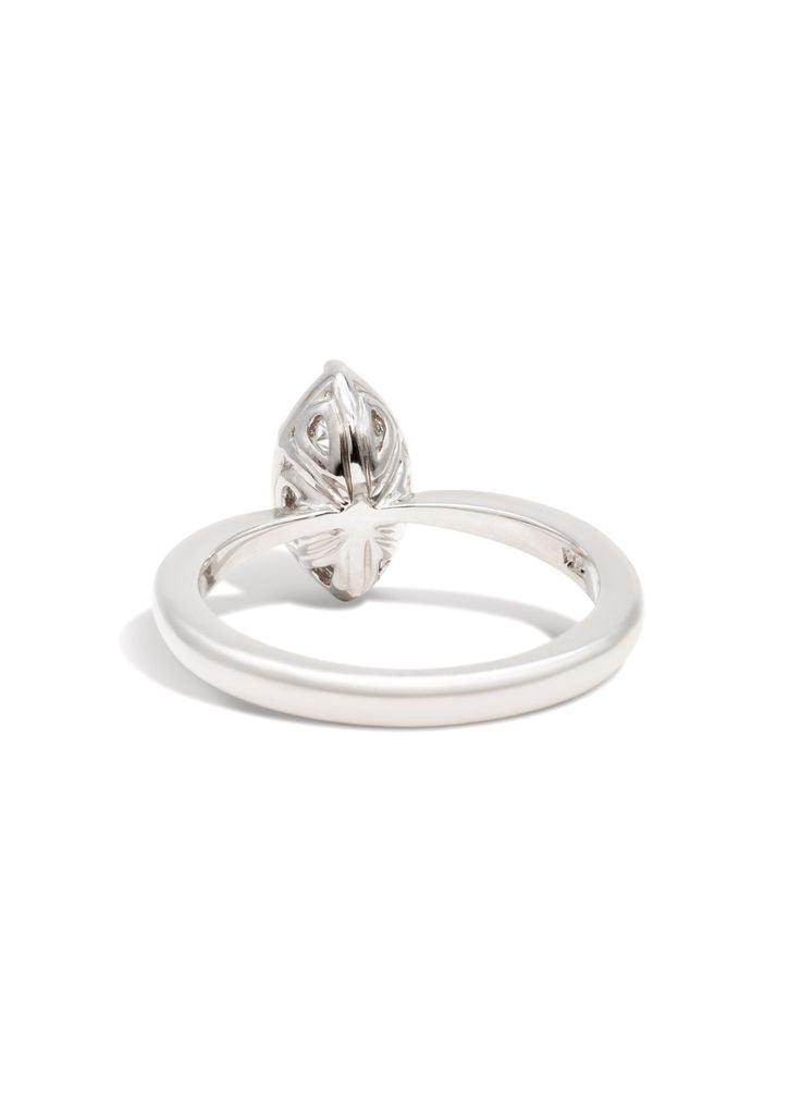 The Mabel White Gold Cultured Diamond Ring - Molten Store