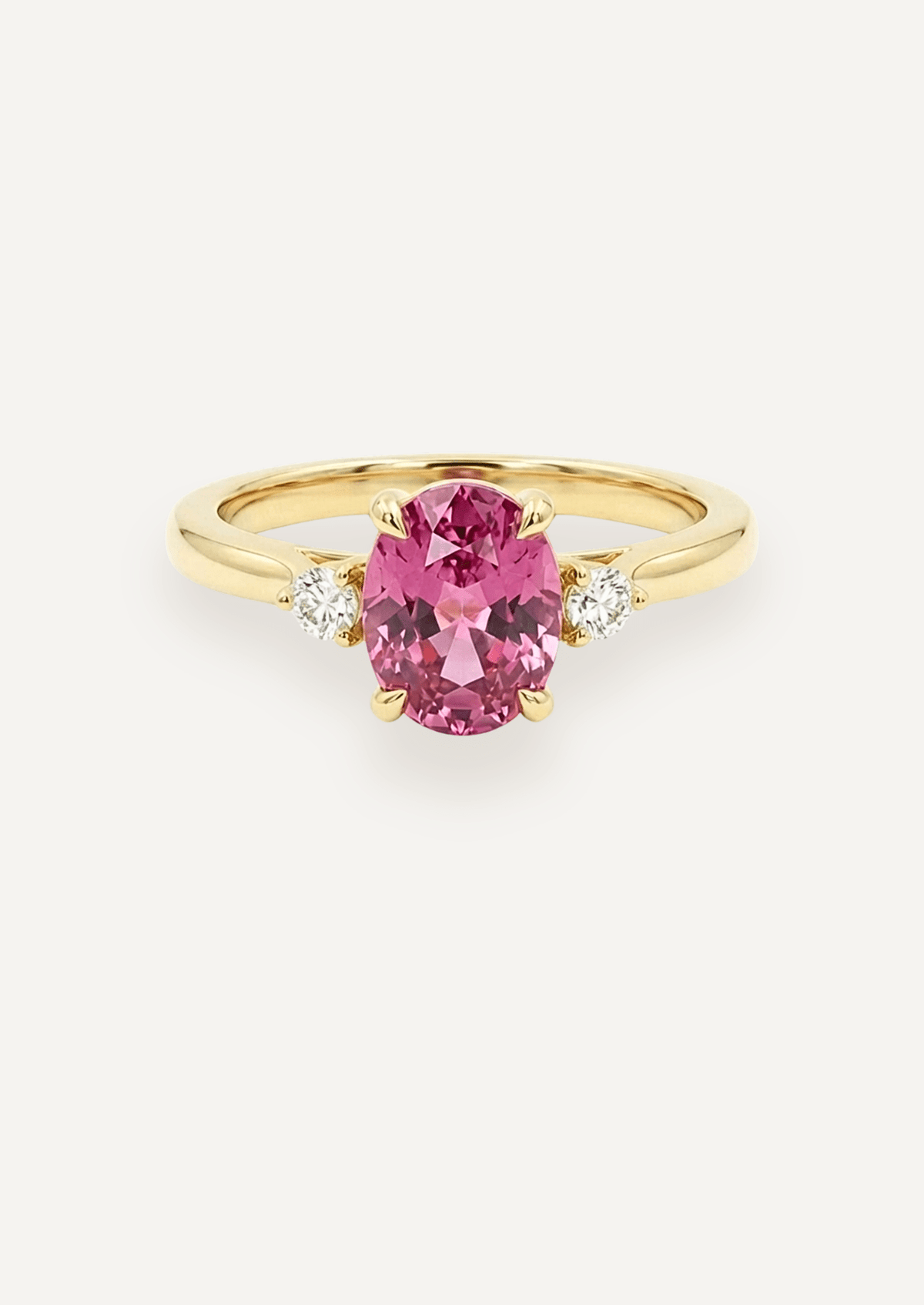 The Ada Ring with 2.5ct Oval Cut Spinel - Molten Store