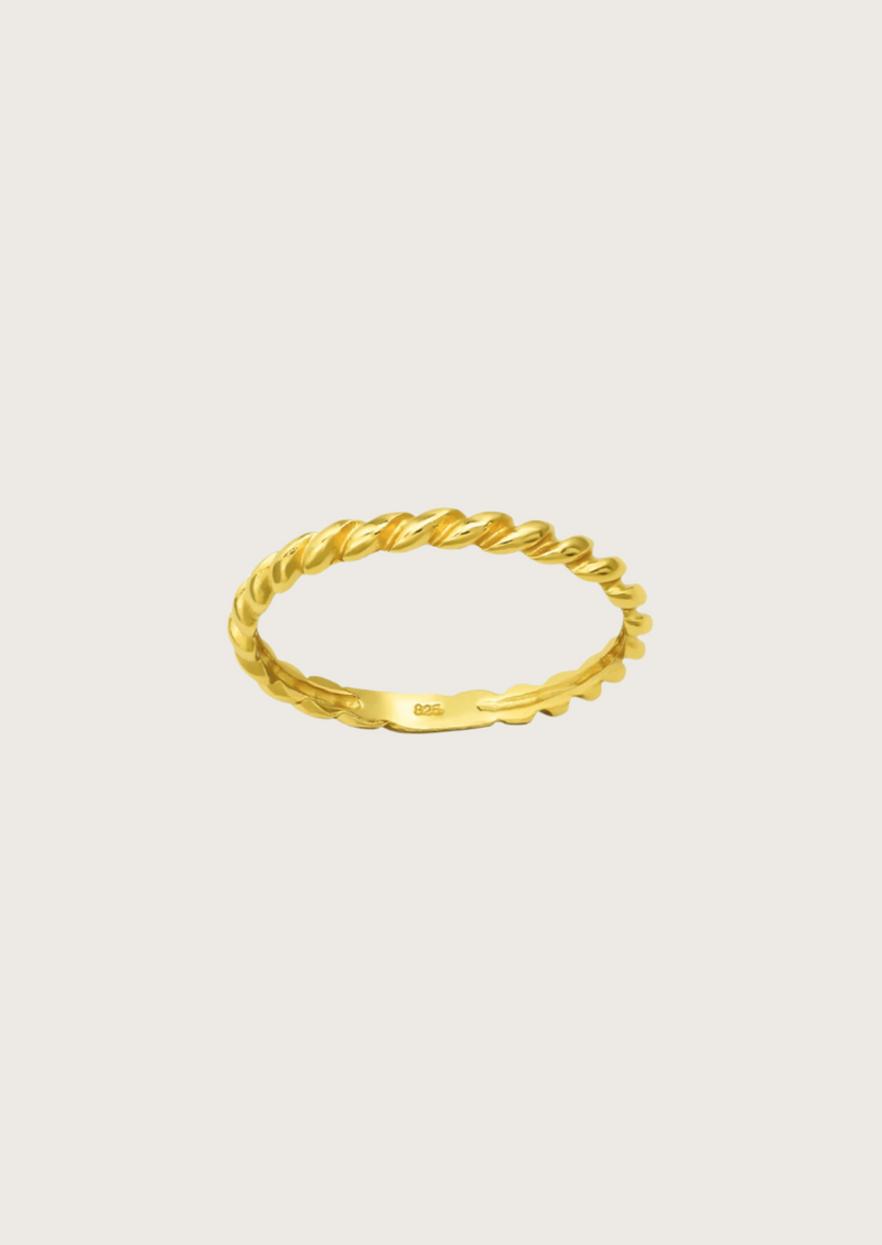 The Baguette 14ct Gold Vermeil Ring