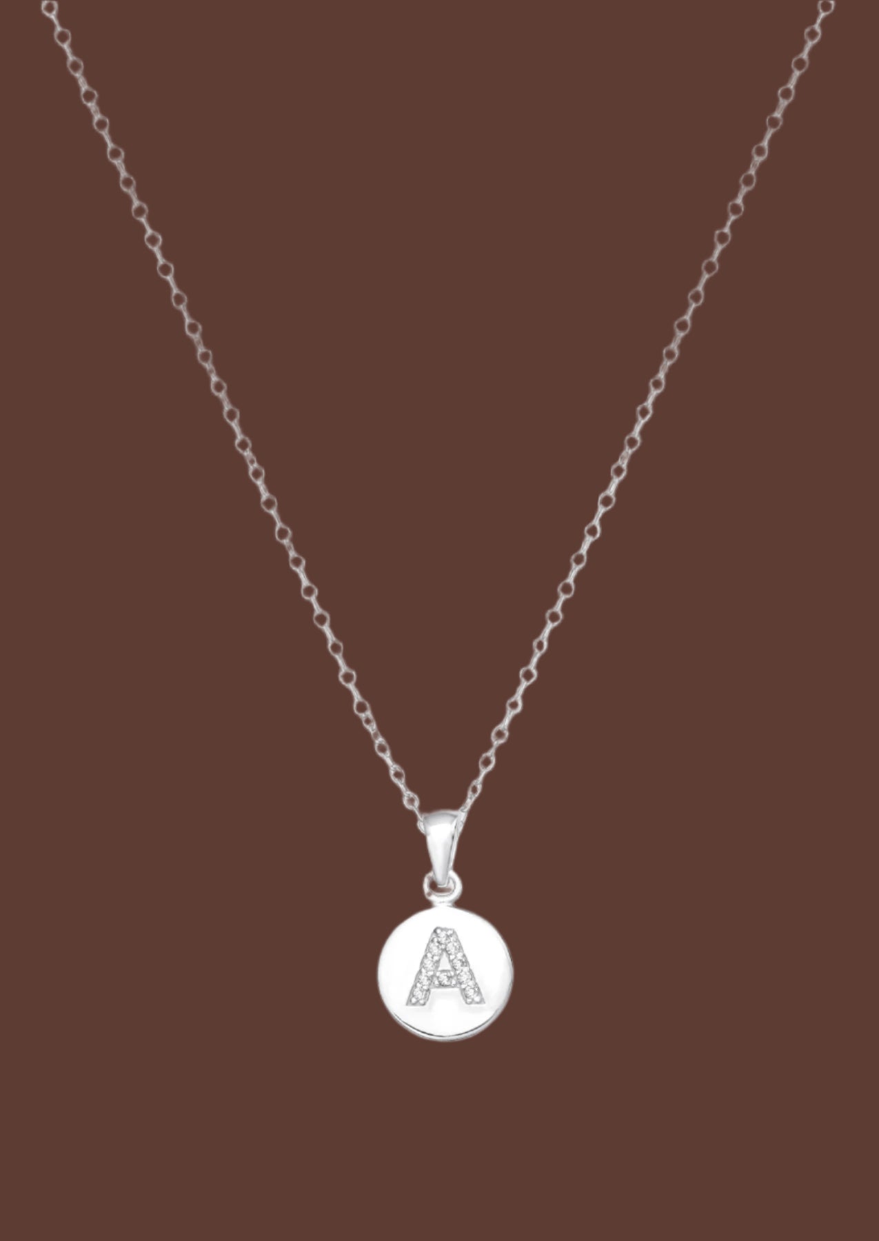 The Charmed Letter Sterling Silver Pendant Necklace - Molten Store