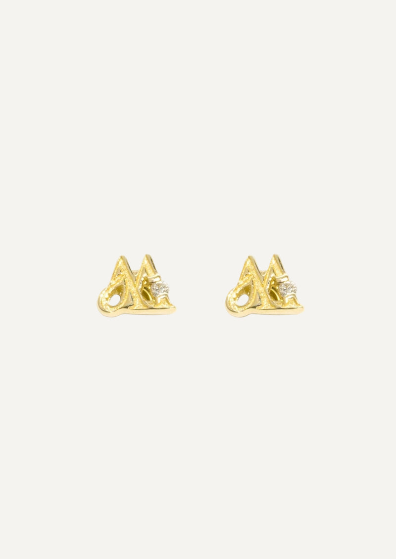 The Diamond Insignia 9ct Gold Stud Earrings