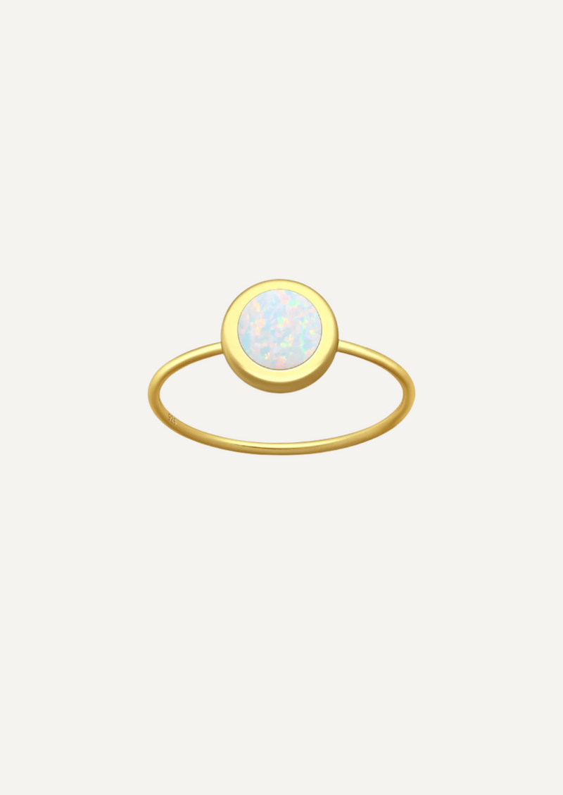 The Figment Opal 18ct Gold Vermeil Ring