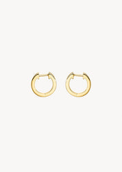 The Gleam 9ct Gold Diamond Huggie Earrings - Molten Store