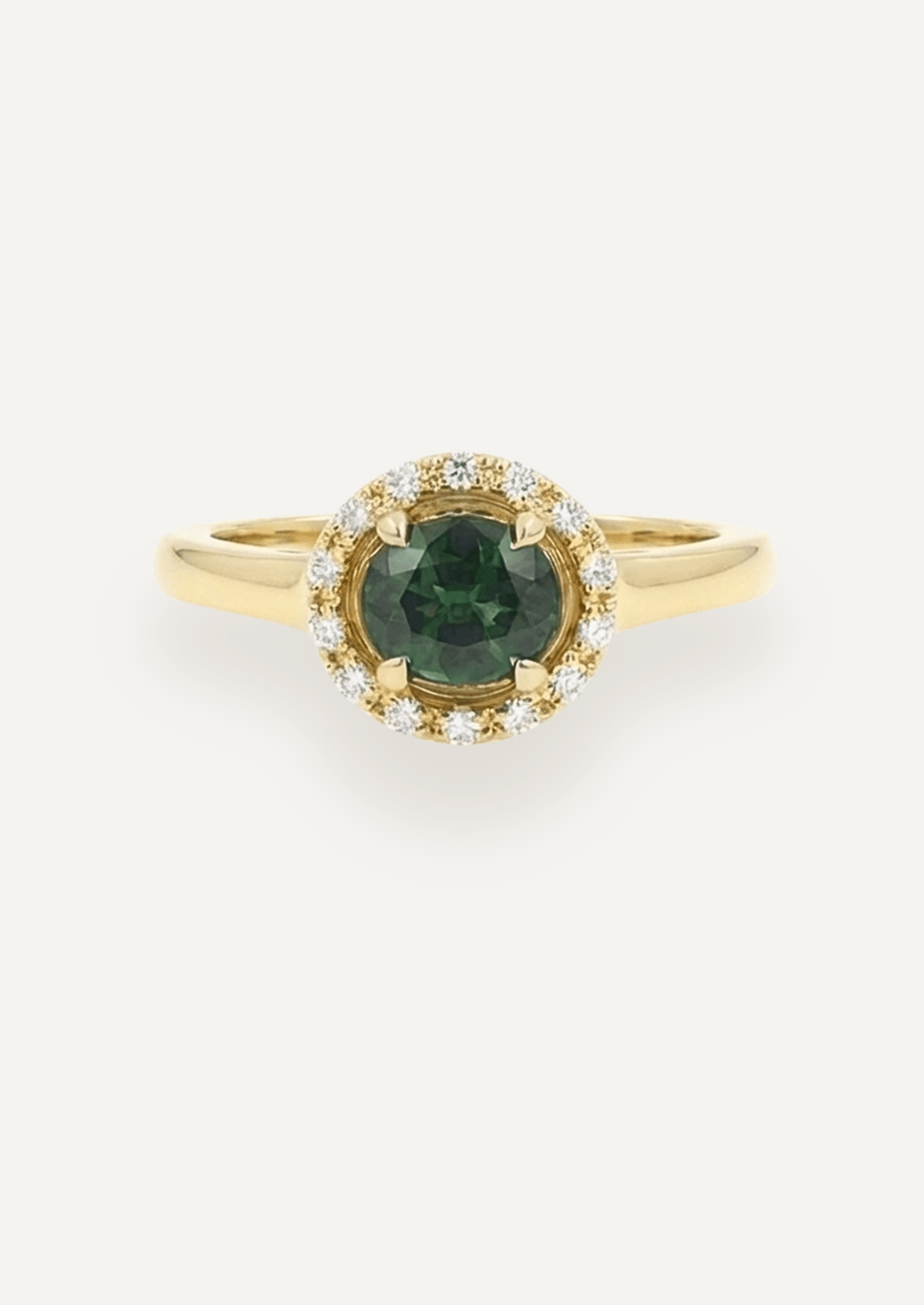 The Iris Ring with 0.98ct Oval Cut Parti Sapphire (1.12ct TCW) - Molten Store