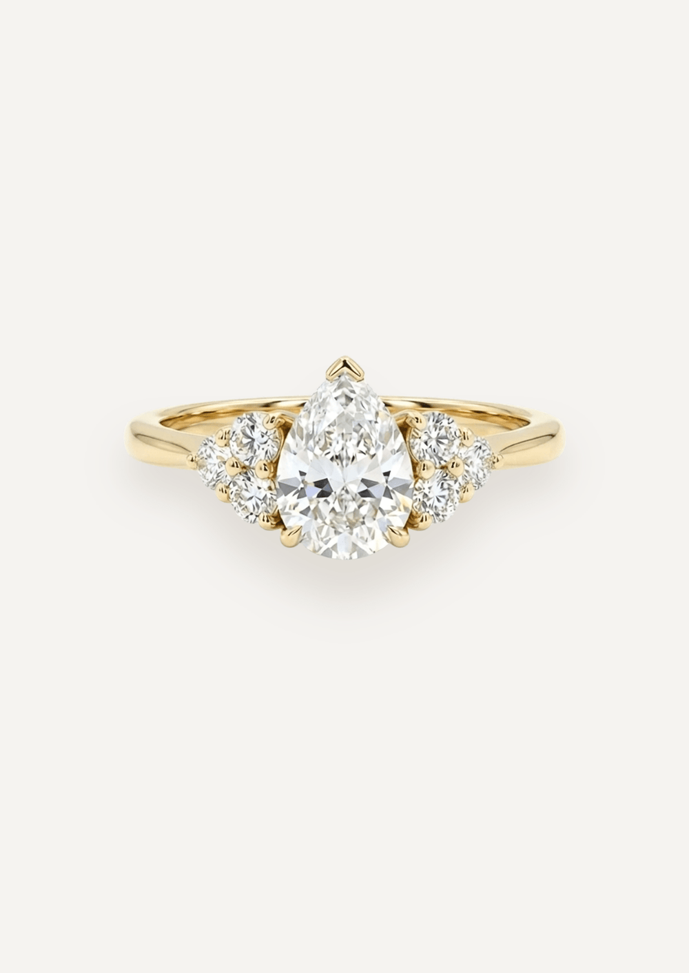 The Ivy Seven-Stone Ring in Yellow gold