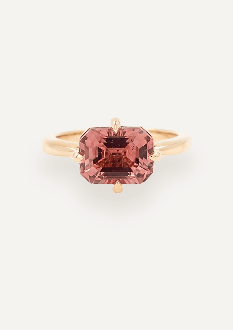 The June Ring with 2.94ct Emerald Cut Tourmaline