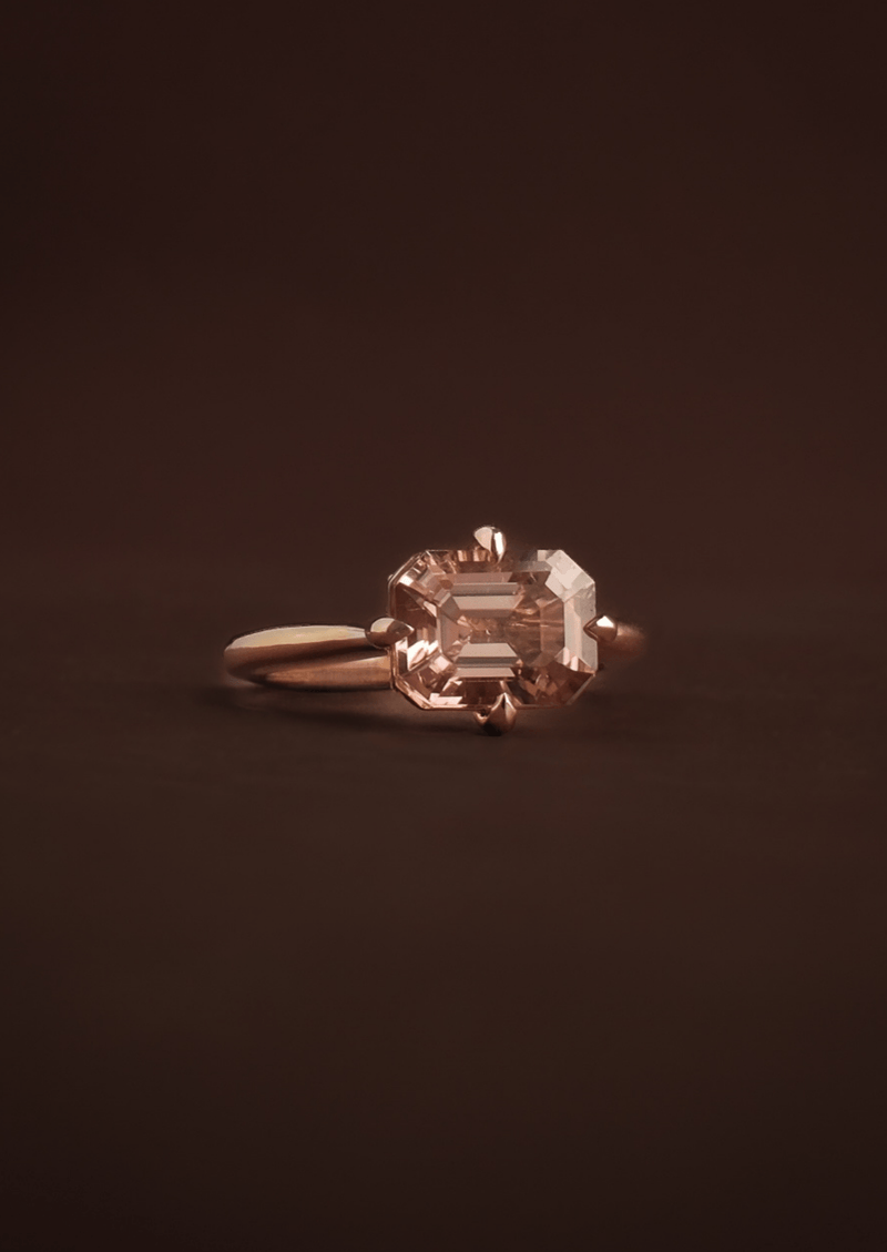 The June Ring with 3.23ct Pink Tourmaline